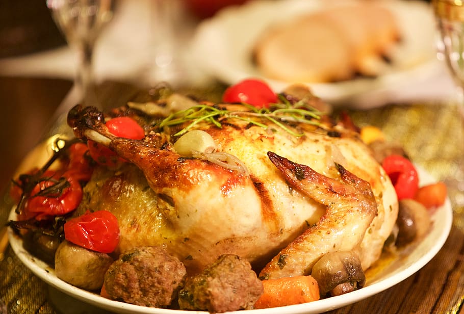 flat, restaurant, delicious, roasted, gourmet, food, food and drink HD wallpaper