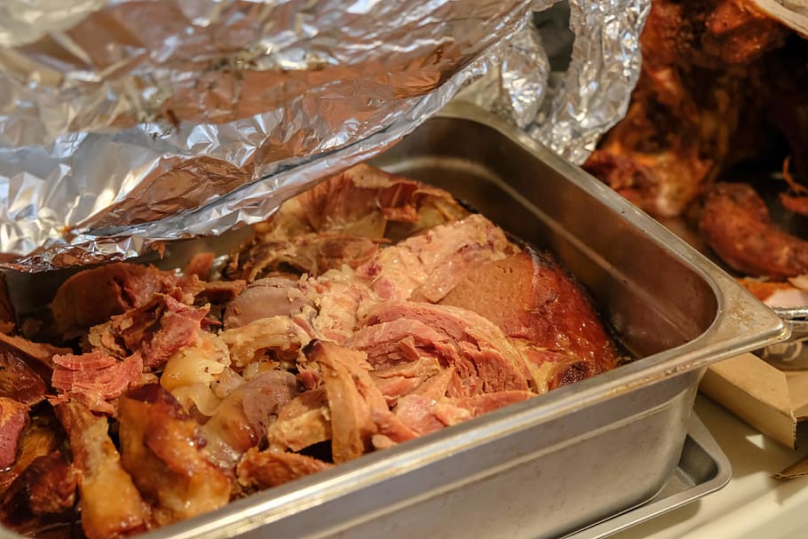 thanksgiving, ham, turkey, dinner, aluminum foil, fried turkey HD wallpaper