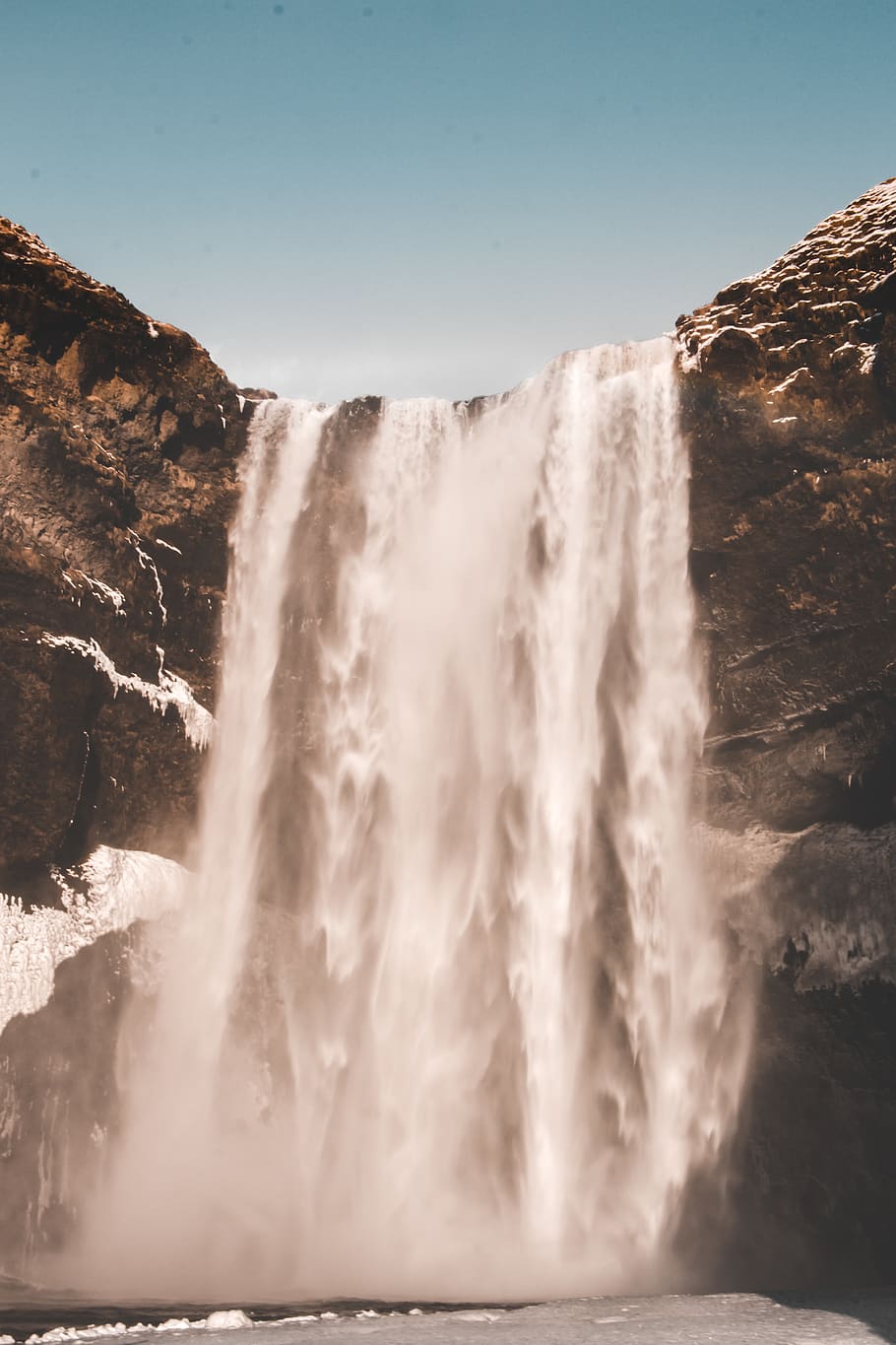 waterfalls during daytime, scenics - nature, beauty in nature HD wallpaper