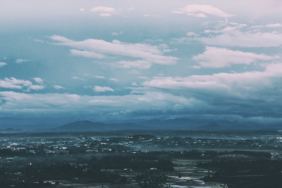 vietnam, pleiku, cloud, sky, water, landscape, shadow, black HD wallpaper