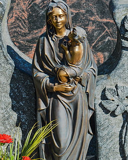 religious statue, art, human, person, figurine, sculpture, architecture HD wallpaper