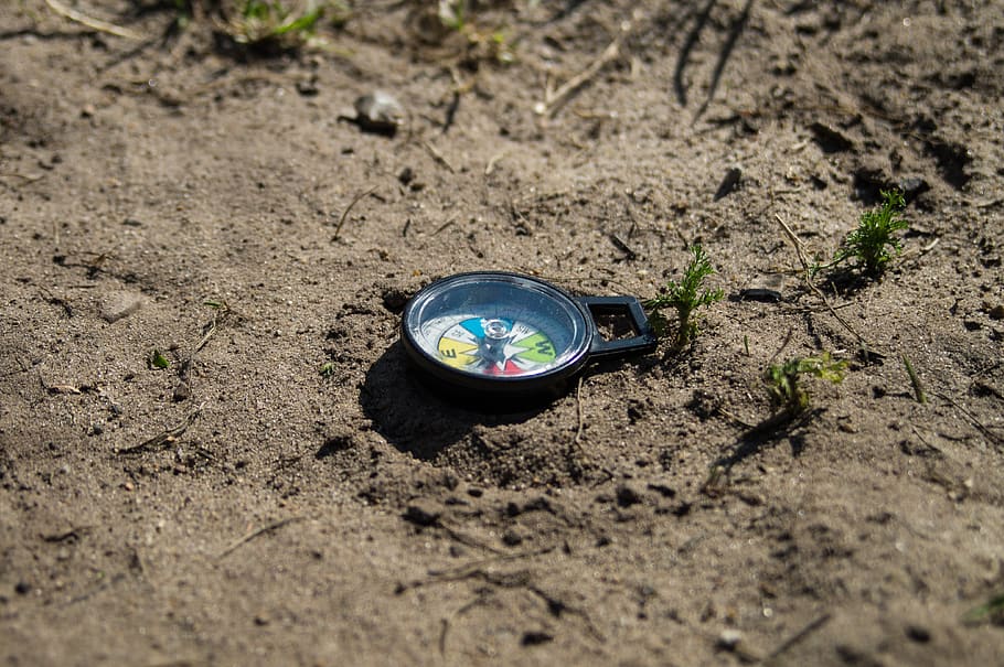 direction, compass, navigation, orientation, land, dirt, no people, HD wallpaper
