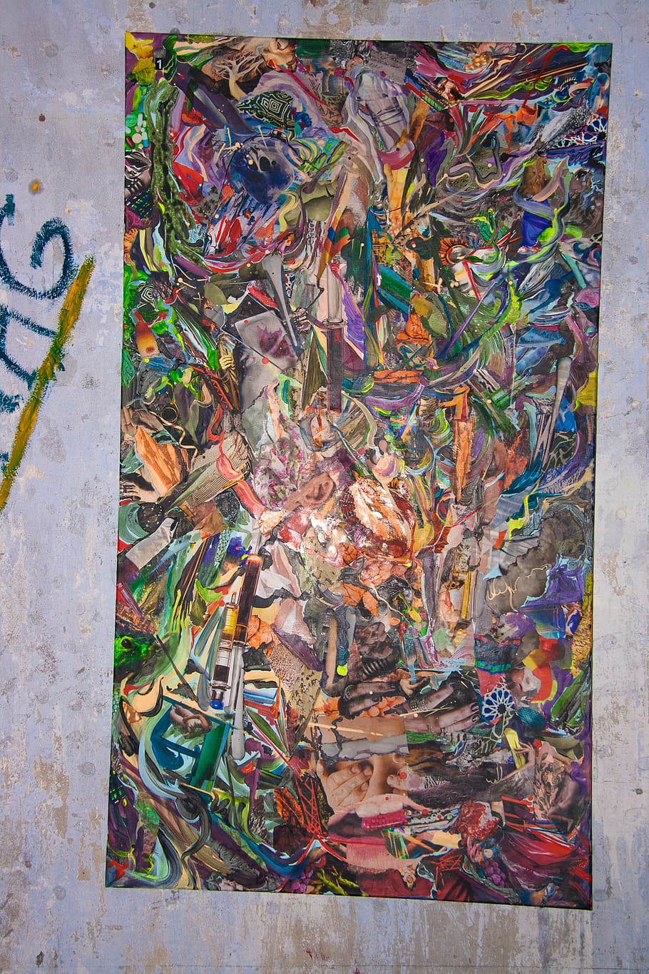 graffiti, wall, paint, background, old, distressed, color, colorful HD wallpaper