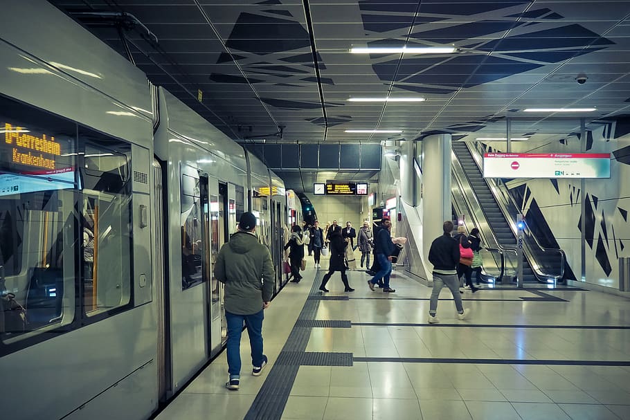 metro, stop, railway station, platform, architecture, urban HD wallpaper