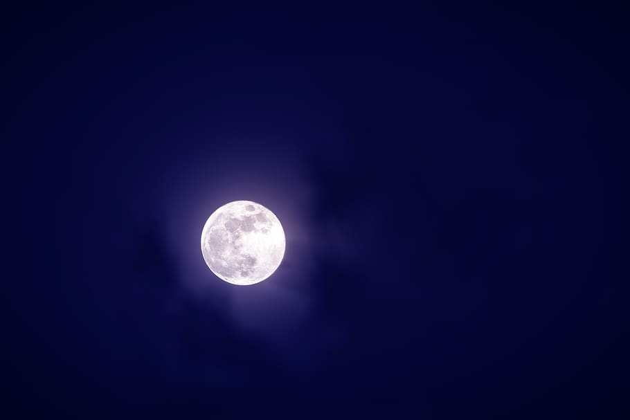 moon, night, not, sky, the fullness of, super moon, full moon HD wallpaper