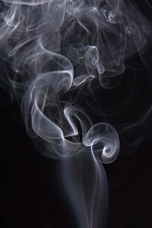 smoke, abstract, shapes, black, texture, background, fog, effect HD wallpaper