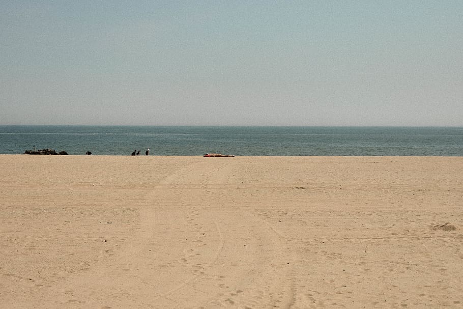 beach beige sand, nature, outdoors, soil, person, human, ocean HD wallpaper