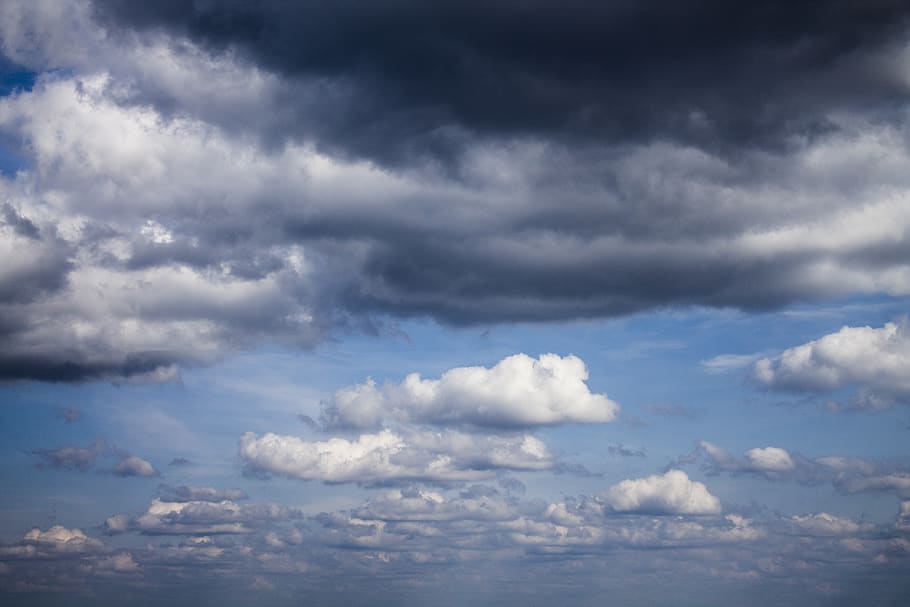 sky, clouds, nature, weather, cloudscape, partly cloudy, cloud - sky HD wallpaper