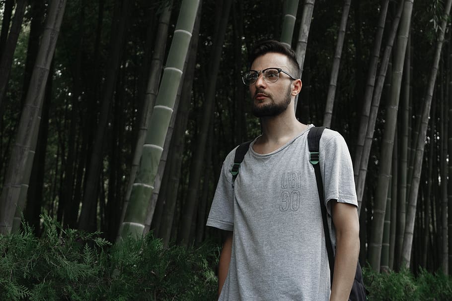 unsplash, sckurat, young adult, young men, plant, real people HD wallpaper