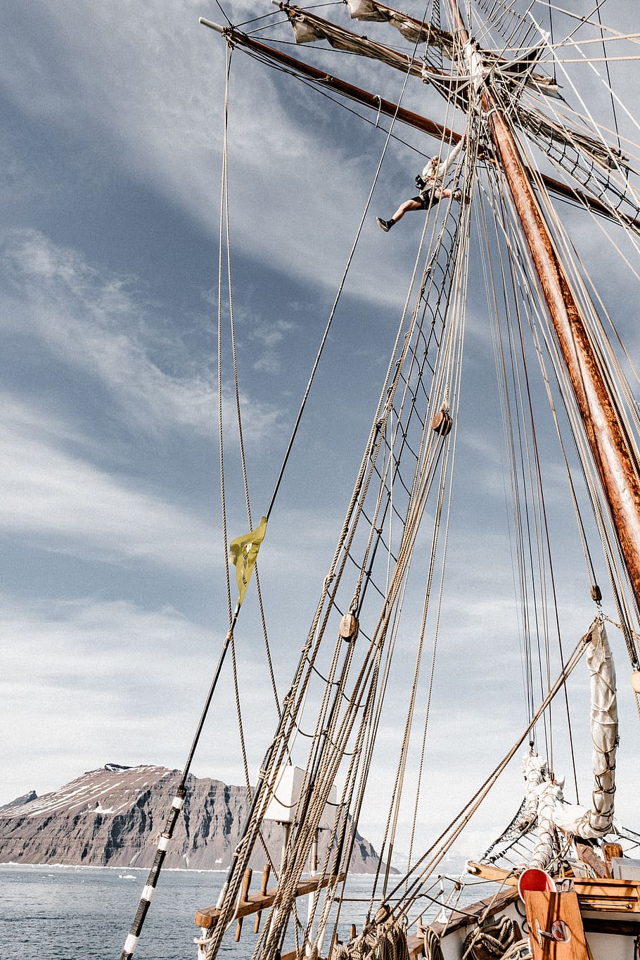 brown ship sail, transportation, vehicle, vessel, watercraft HD wallpaper