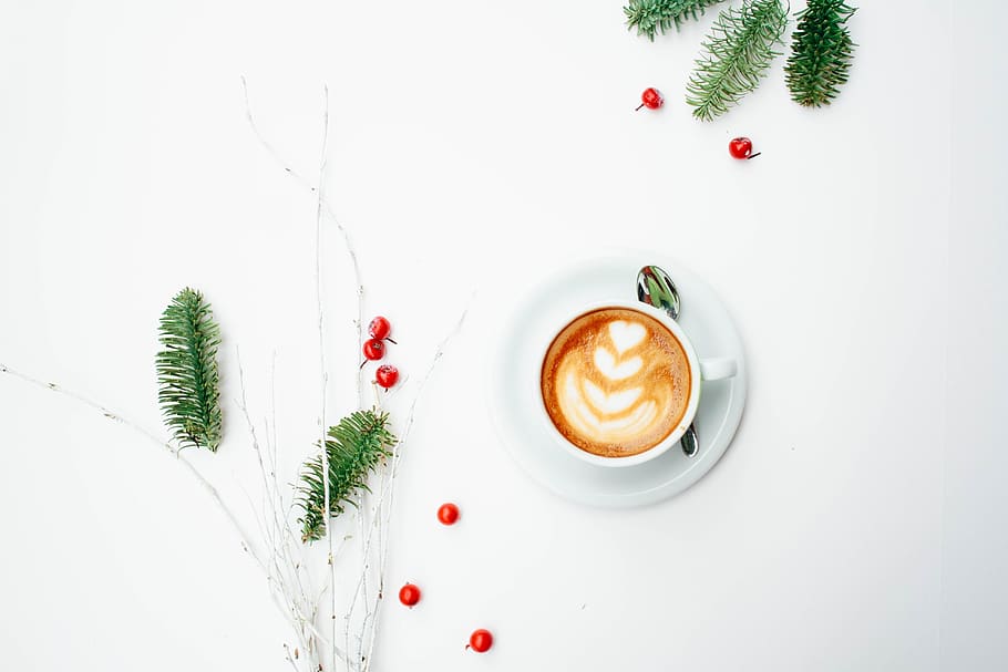coffee, bean, seed, brown, cafe, hot, mug, cup, art, design HD wallpaper