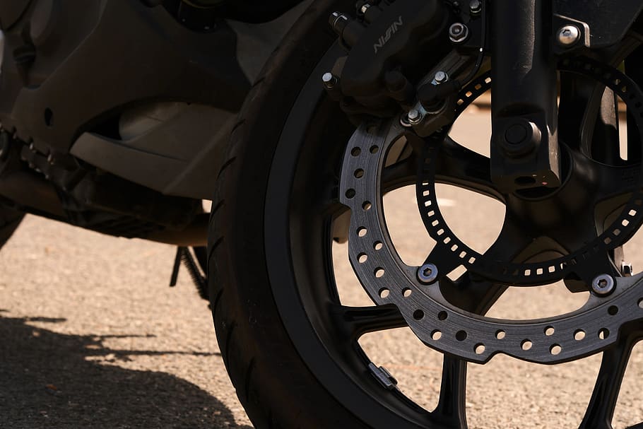wheel, tire, sunlight, close-up, transportation, metal, day HD wallpaper