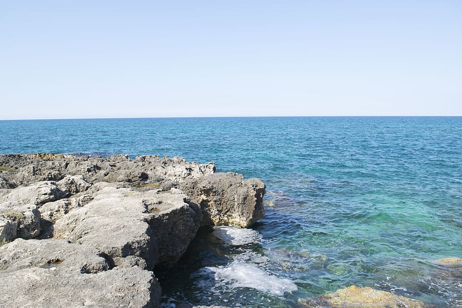 italy, savelletri, sea, water, sky, horizon, beauty in nature HD wallpaper