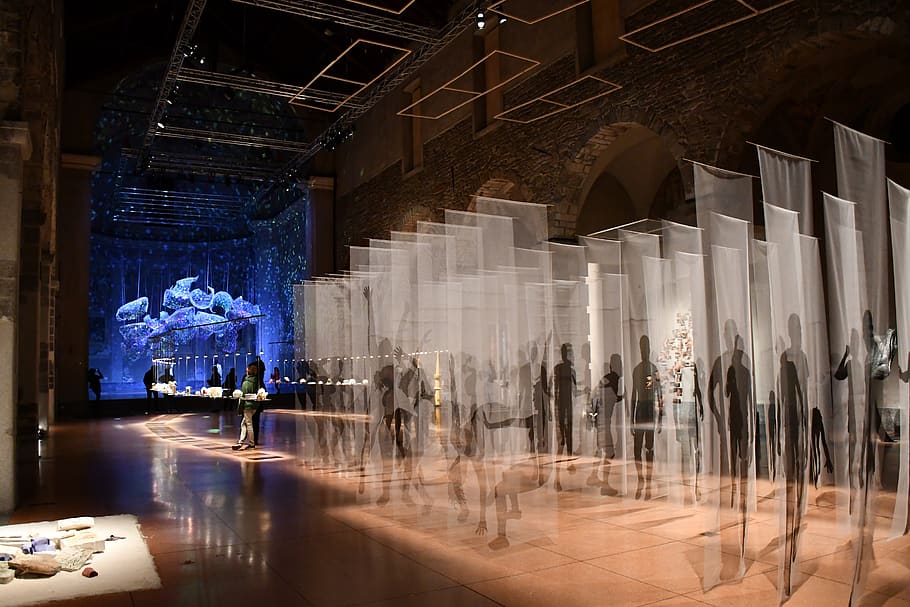 art, exhibitions, miniartextil, architecture, indoors, illuminated HD wallpaper