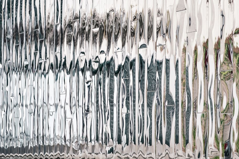 gray metal panels, france, lyon, modern art, drawing, texture HD wallpaper