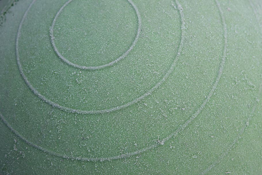 minimalism, lines, green, ice, frosted, winter, hop ball, green color HD wallpaper