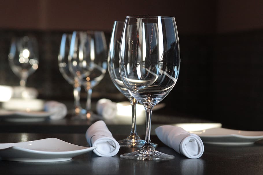 wine, bar, eating, night, dining, glass, wineglass, refreshment HD wallpaper