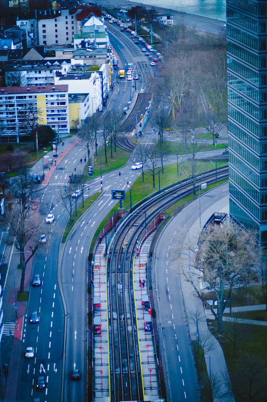 road, intersection, way, highway, town, metropolis, urban, city HD wallpaper