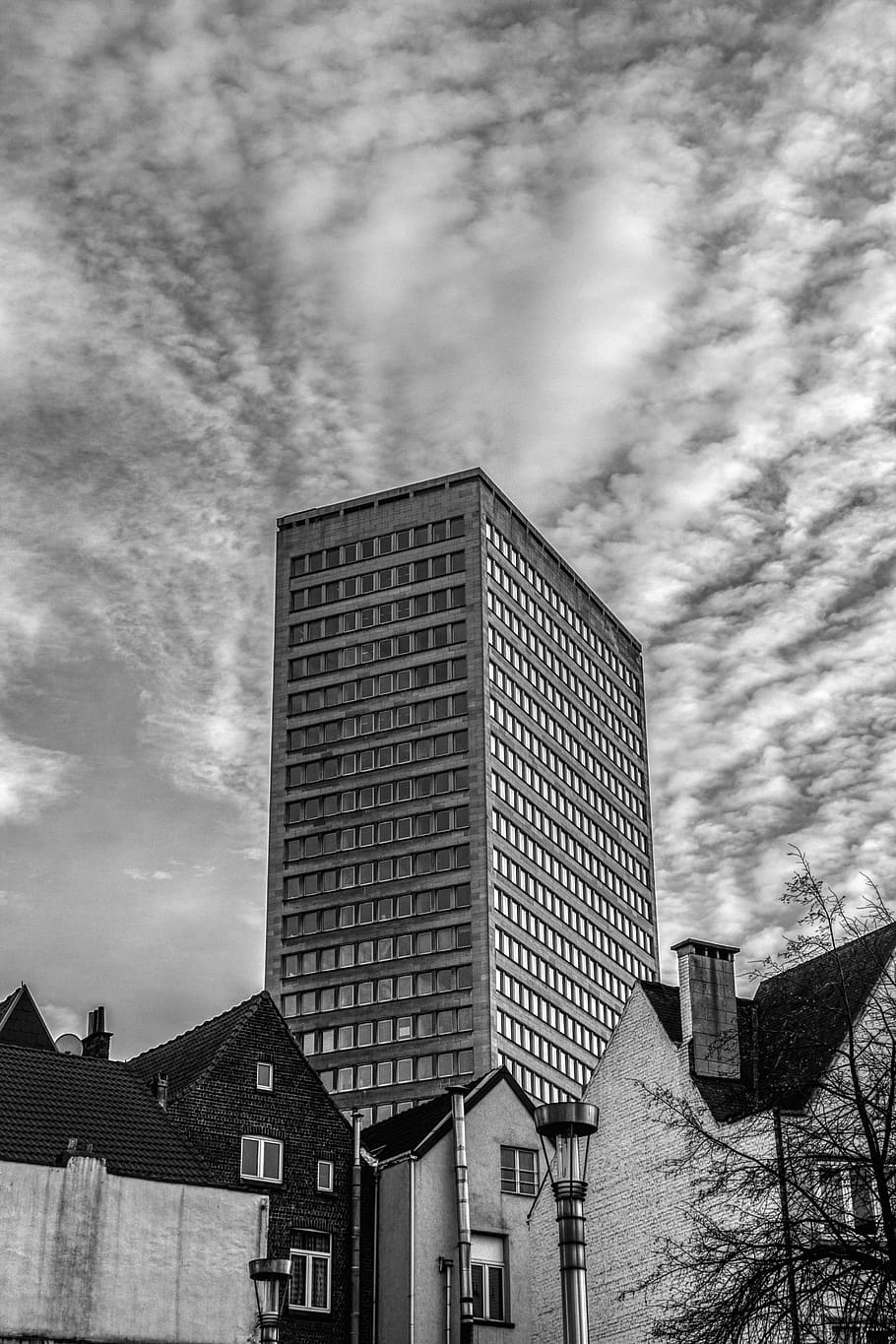 high rise building, office building, architecture, urban, town HD wallpaper