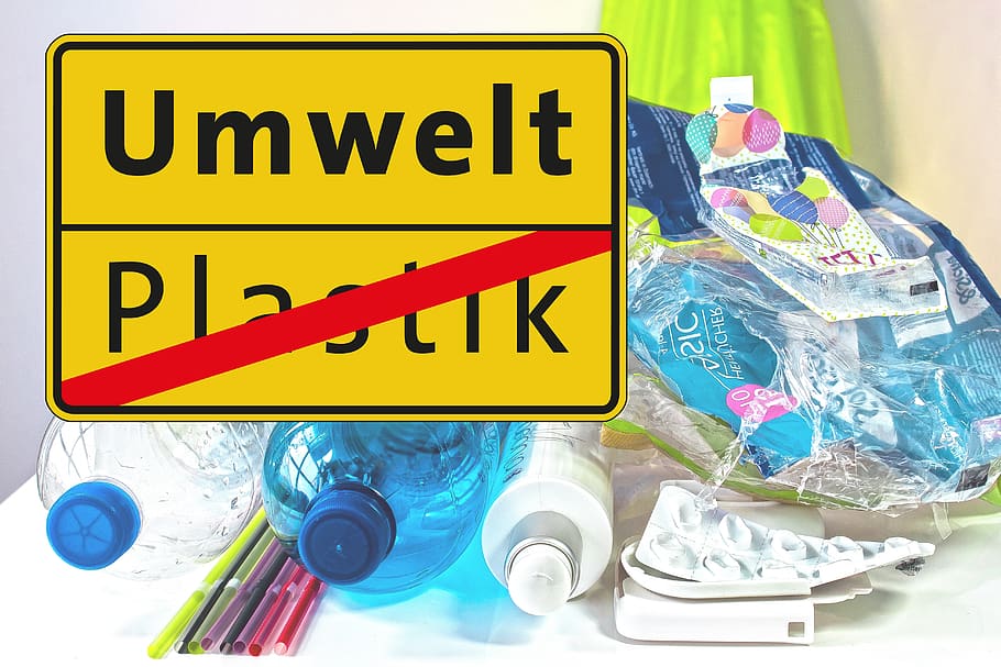 plastic waste, environment, warning, pollution, environmental protection HD wallpaper