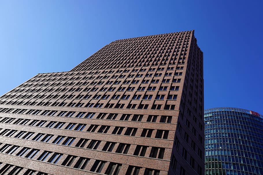 building, tower, architecture, brick, city, real estate, office HD wallpaper