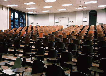 Room Chair Lot, audience, auditorium, chairs, classroom, education HD wallpaper