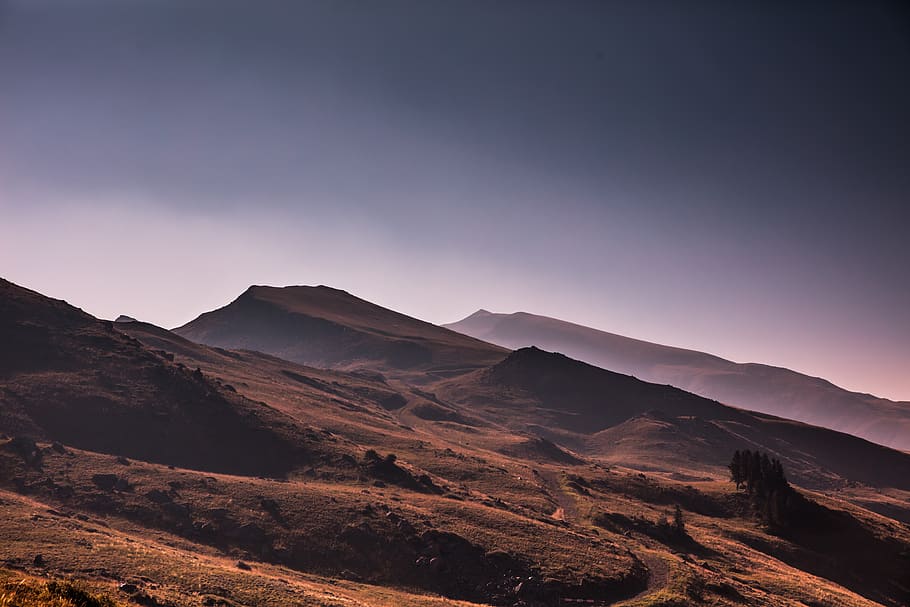 mountains, layers, background, landscape, patrick hendry, utah HD wallpaper