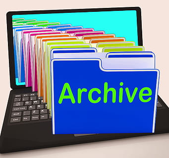Archive Folders Laptop Showing Documents Data And Backup, chronicles HD wallpaper