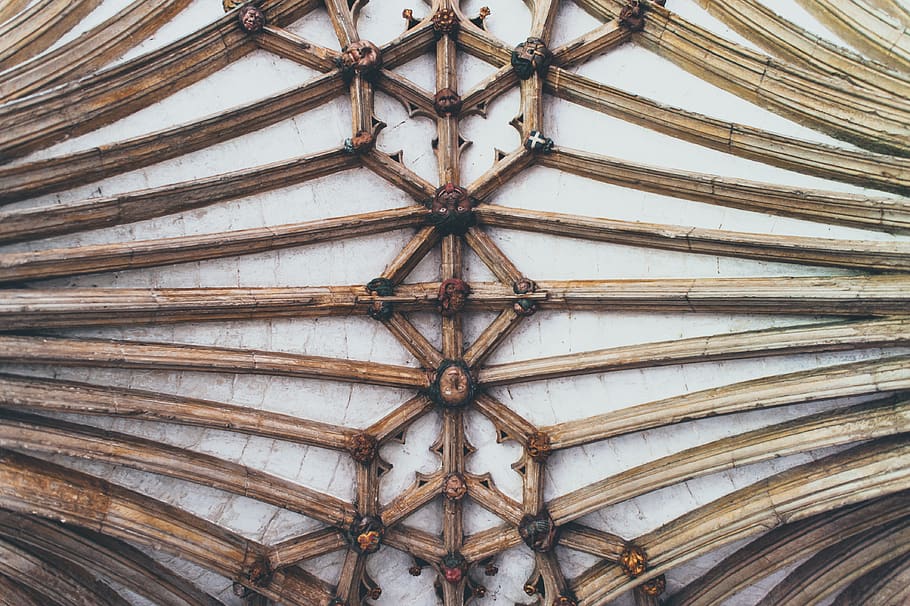 brown and white structure, pattern, full frame, no people, architecture HD wallpaper