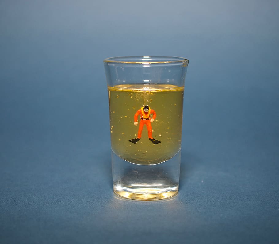 divers, glass, figure, transparent, studio shot, no people HD wallpaper
