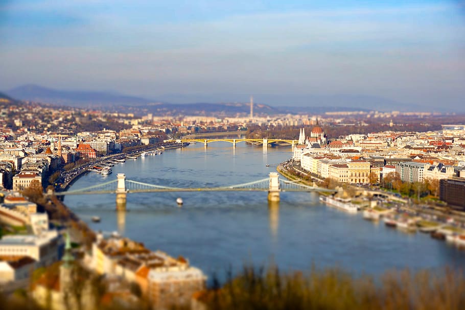 budapest, hungary, river, danube, bridge, building exterior HD wallpaper