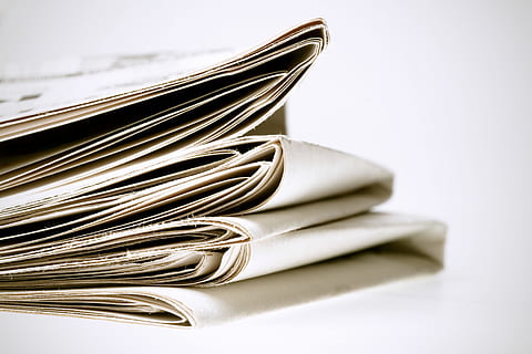 newspapers, press, stack, journalism, folded, writing, business HD wallpaper
