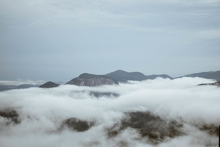 mountain with clouds, alps, outdoors, nature, greenville, united states HD wallpaper