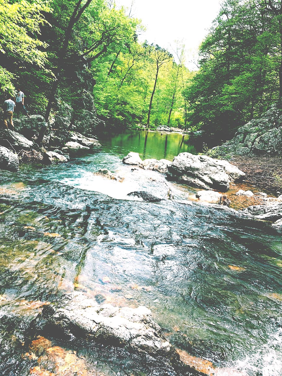 water, nature, outdoors, stream, creek, person, human, united states HD wallpaper