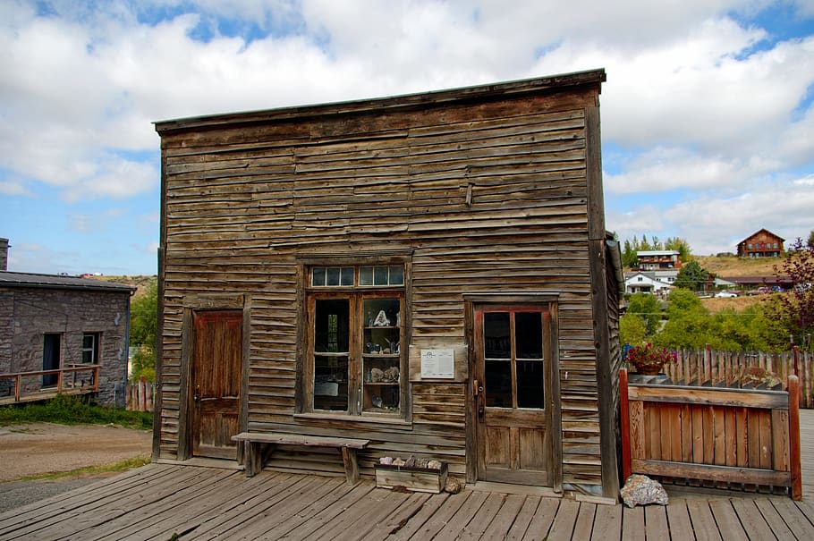 virginia city hangmans building, ghost town, abandoned, old, HD wallpaper