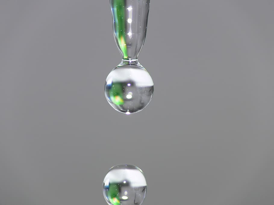 Water Droplet in Close Up Photography, reflection, water drops HD wallpaper