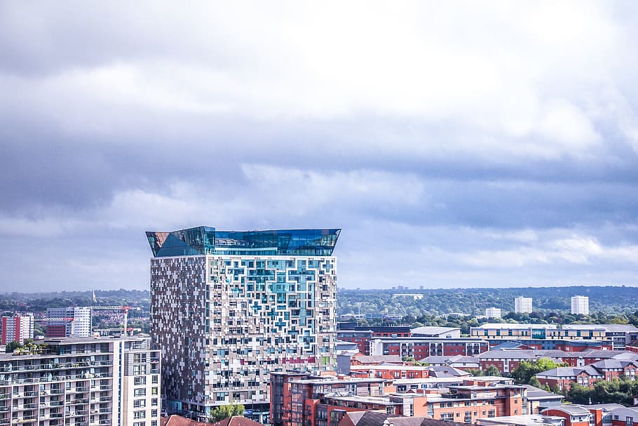 birmingham city, architecture, uk, england, highrise, majestic, HD wallpaper