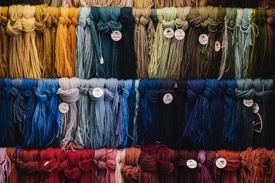 assorted-color scarf display, no people, multi colored, pattern HD wallpaper