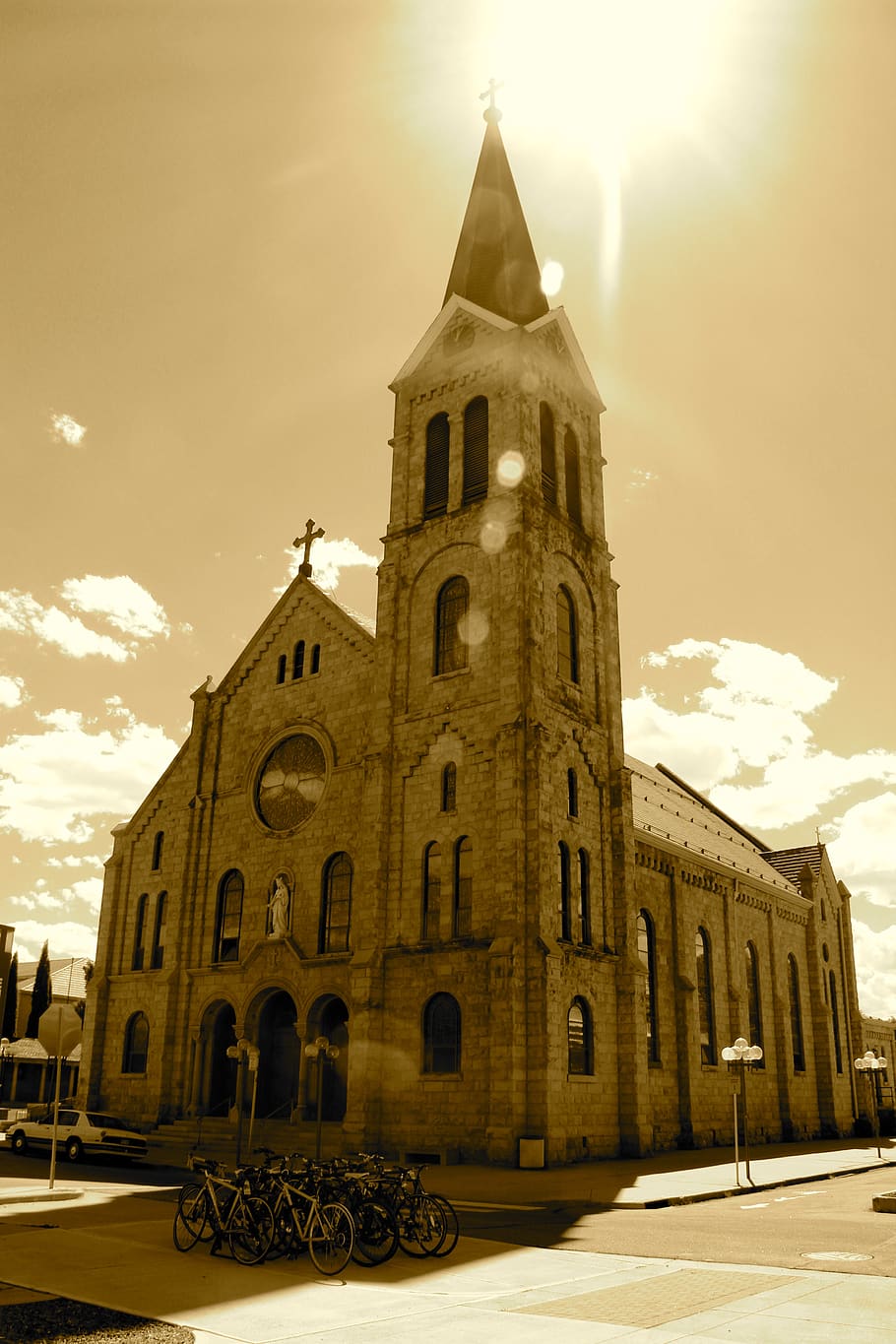 architecture, building exterior, built structure, sky, religion HD wallpaper