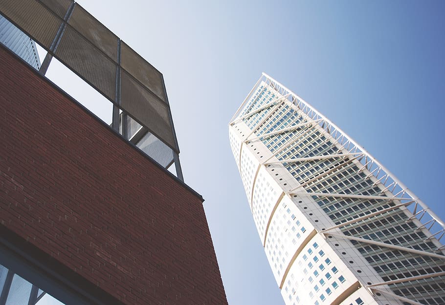 sweden, malmö, turning torso, malmo, swden, svezia, modern HD wallpaper