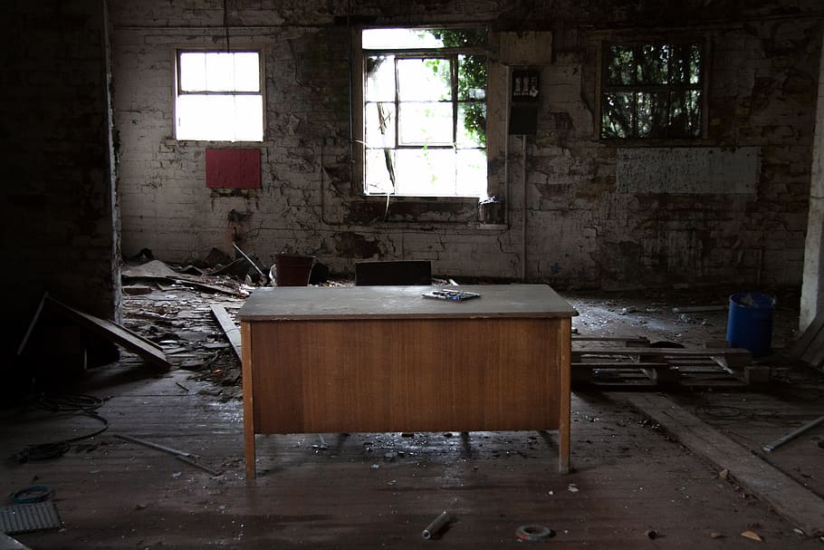 leicesster, random, summer, trees, building, abandoned, table HD wallpaper