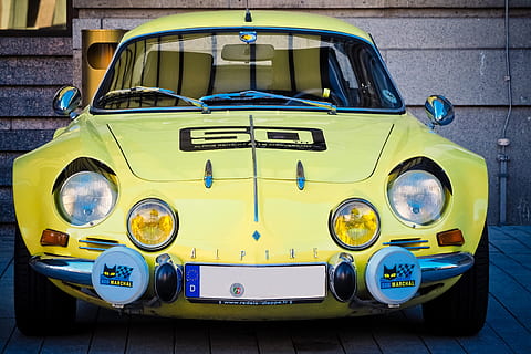 auto, renault, oldtimer, automotive, vehicle, pkw, classic HD wallpaper