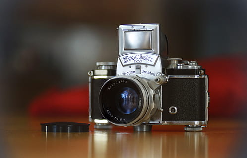 gray and black SLR camera, electronics, digital camera, viewfinder HD wallpaper