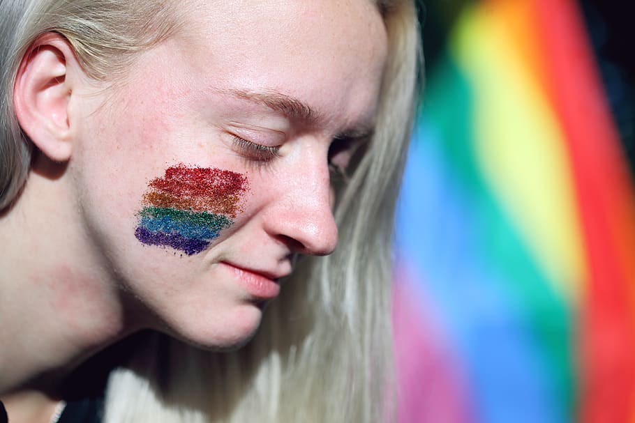 rainbow, glitter, gay, gay pride, lgbt, lesbian, transgender