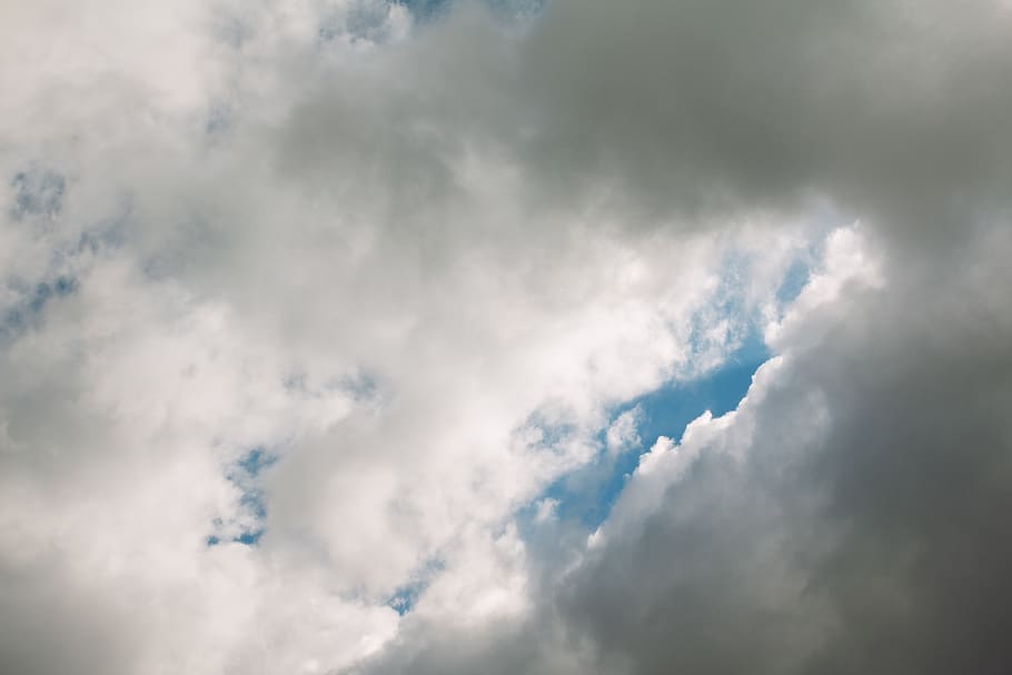 sky, clouds, cloudy, crack, cloud - sky, beauty in nature, low angle view HD wallpaper