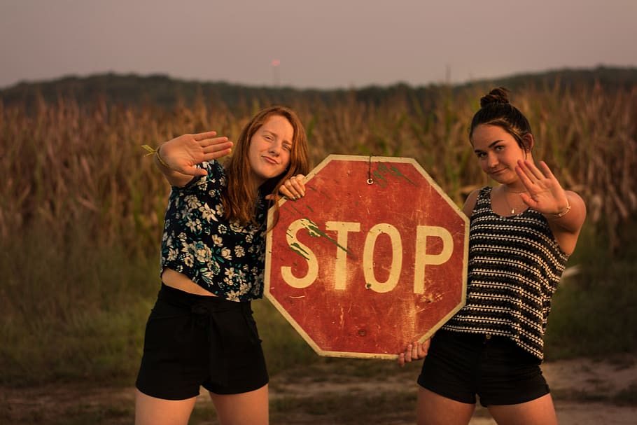 silver lake, united states, stop, sign, avary, hipster, street, HD wallpaper