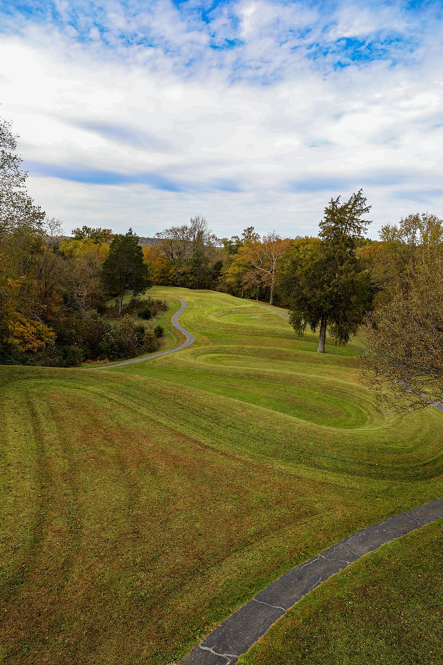 united states, peebles, serpent mound historical site, plant, HD wallpaper