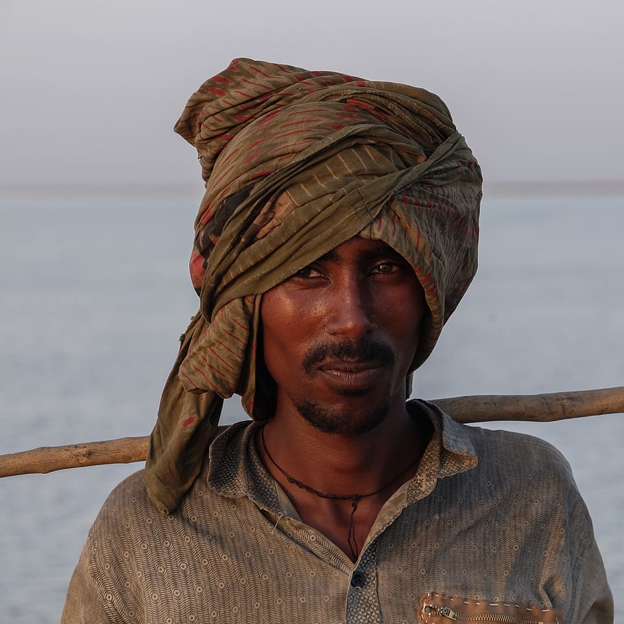 ethiopia, lake karum, visage, danakil, lac karum, people, portrait