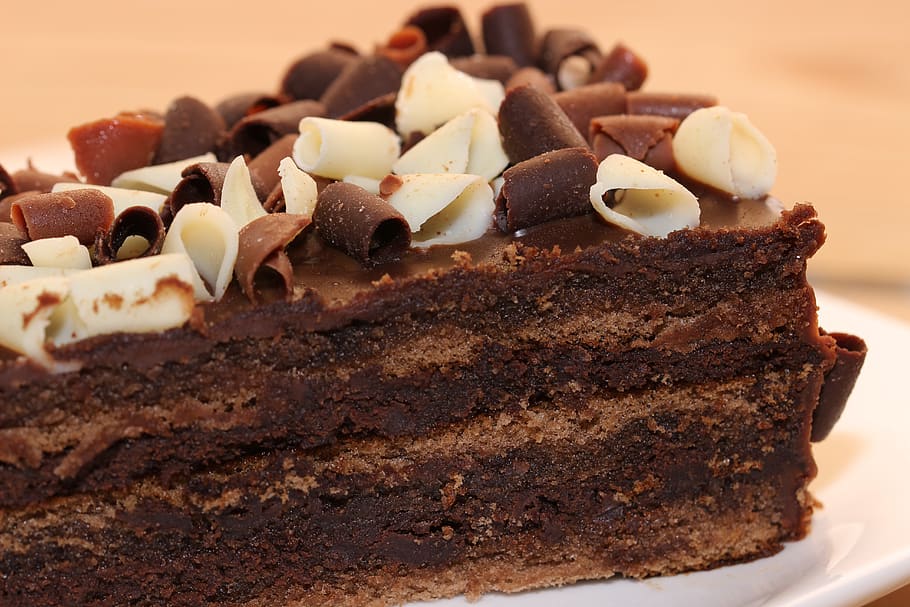cake, chocolate cake, macro, coffee party, delicious, sweet HD wallpaper