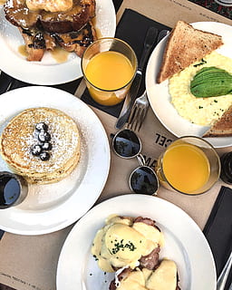 Cooked Foods, beverage, bread, breakfast, close-up, cuisine, delicious HD wallpaper